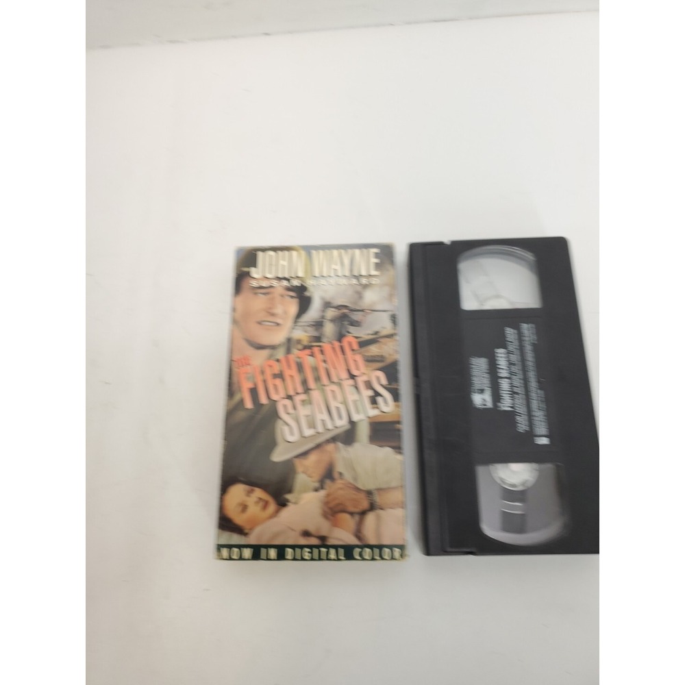 The Fighting Seabees (VHS, 1994, Colorized Version)